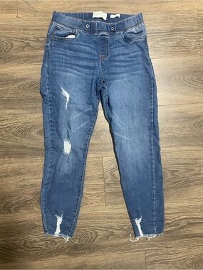 Regeneration poppy Women’s Distressed Blue Denim Jeans small stretch waist